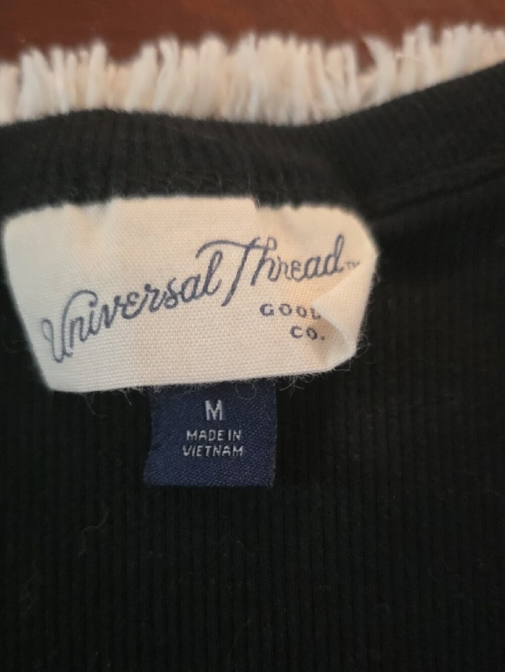 Universal Thread Black Ribbed Tank Top - Picture 2 of 2